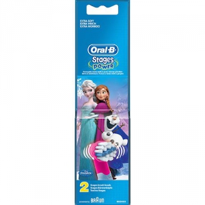 Oral-B Stages Power Borsthuvud Prinsessor 2 st