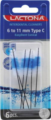 Lactona interdental cleaners 6 to 11 mm Typ C