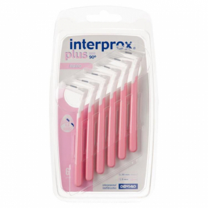 Interprox Vinkel plus Rosa Nano 0,38 mm 6 st