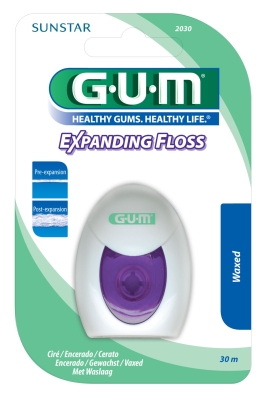 GUM Expanding Floss Tandtråd 30 m