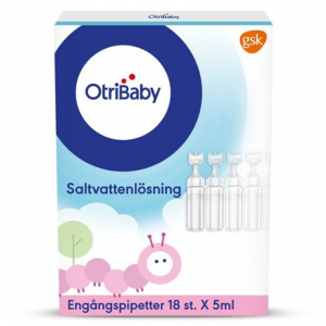 OtriBaby Saltvattenlösning engångspipetter 18 st