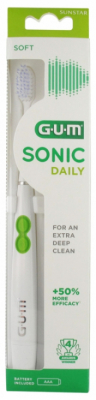 GUM Sonic Daily Tandborste Vit 1 st