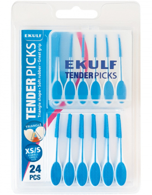Ekulf TenderPicks XS/S Blå 24 st