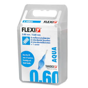 Tandex Flexi Mellanrumsborste Blå 0,60 mm