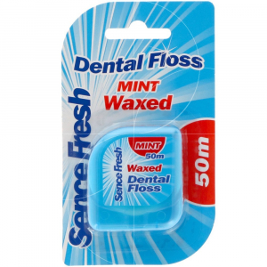 SenceFresh Dental Floss Mint Waxed 50 m