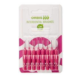 Orbis mellanrumsborste 0,4 rosa 8 st