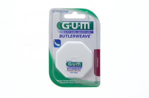 GUM Butlerweave Waxad Tandtråd 55 m