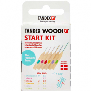 Tandex mellanrumsborste Woodi start Kit