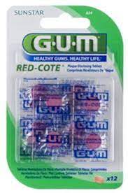 GUM Red Cote färgtabletter 12 st