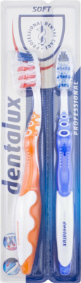 Dentalux Professional Tandborste mjuk X-Profile 2 st