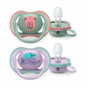 Philips Avent Ultra Air napp 6-18 månader Lila & Grön 2 st