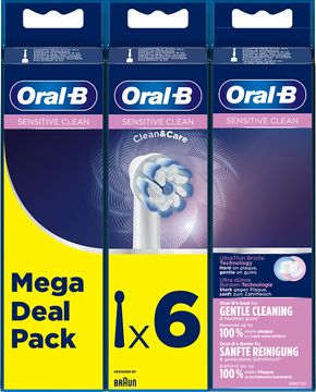 Oral-B Sensitive Clean tandborsthuvud 6 st