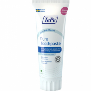 TePe Pure Unflavoured tandkräm 75 ml i gruppen MUNVÅRD / Tandkräm hos Tandshopen.se ZupperWorld AB (6645789)