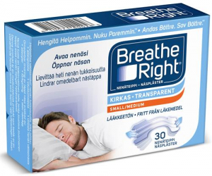 Breathe Right Näsplåster small / medium 30 st
