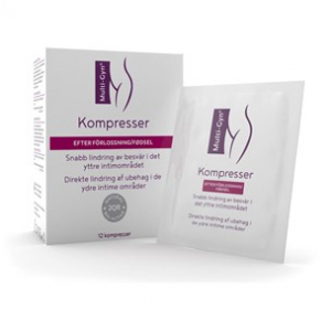 Multi-Gyn Kompresser 12 st i gruppen APOTEKSVAROR / Srvrd / Plster & Sr hos Tandshopen.se ZupperWorld AB (764520)