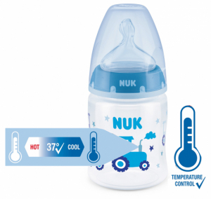 NUK First Choice+ Temperatur Control blå 150 ml