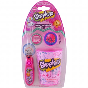 Brush Buddies Shopkins Tandborstset 3 delar