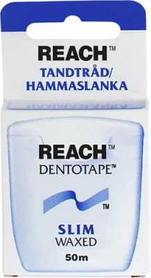 Reach Tandtråd tunn vaxad 50 m