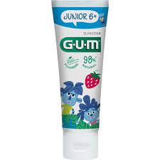 GUM Junior Tandkräm Jordgubb 6+ år 50 ml