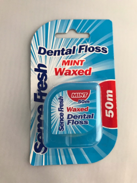 SenceFresh Dental Floss Mint Waxed 50 m