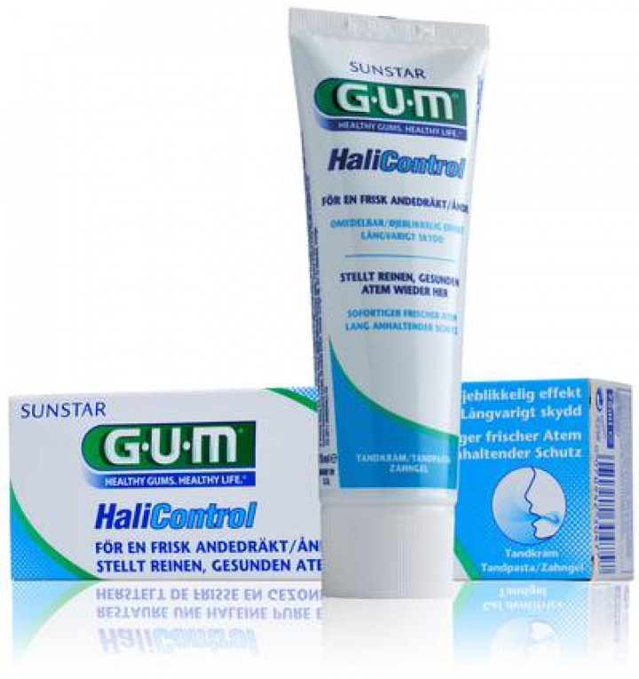 GUM HaliControl Tandkräm 75 ml i gruppen MUNVÅRD / Dålig Andedräkt hos Tandshopen.se ZupperWorld AB (102)