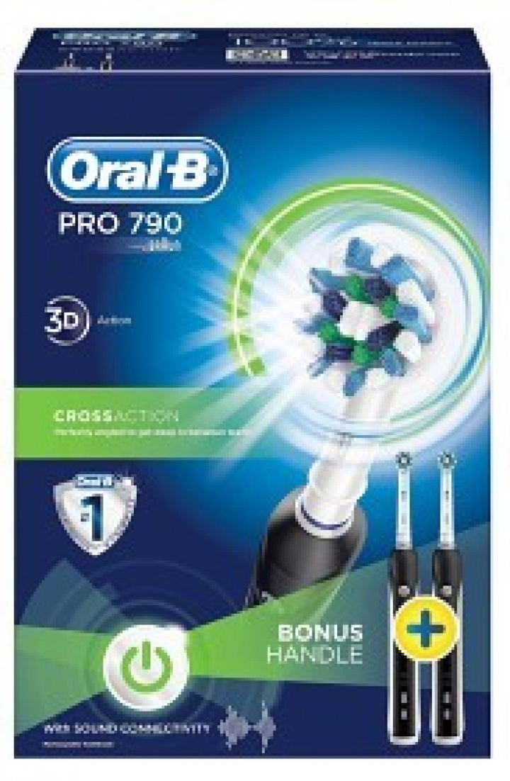 Oral-B Eltandborste Pro 790 Duo 2 st i gruppen MUNVÅRD / Eltandborstar hos Tandshopen.se ZupperWorld AB (137798)