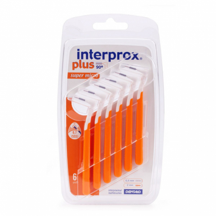 Interprox Vinkel plus Orange 0,5 mm 6 st i gruppen MUNVÅRD / Mellanrumsborstar hos Tandshopen.se ZupperWorld AB (1736)