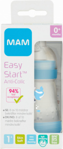 MAM Easy Start Anti-Colic nappflaska 0 mån+ Blå 160 ml