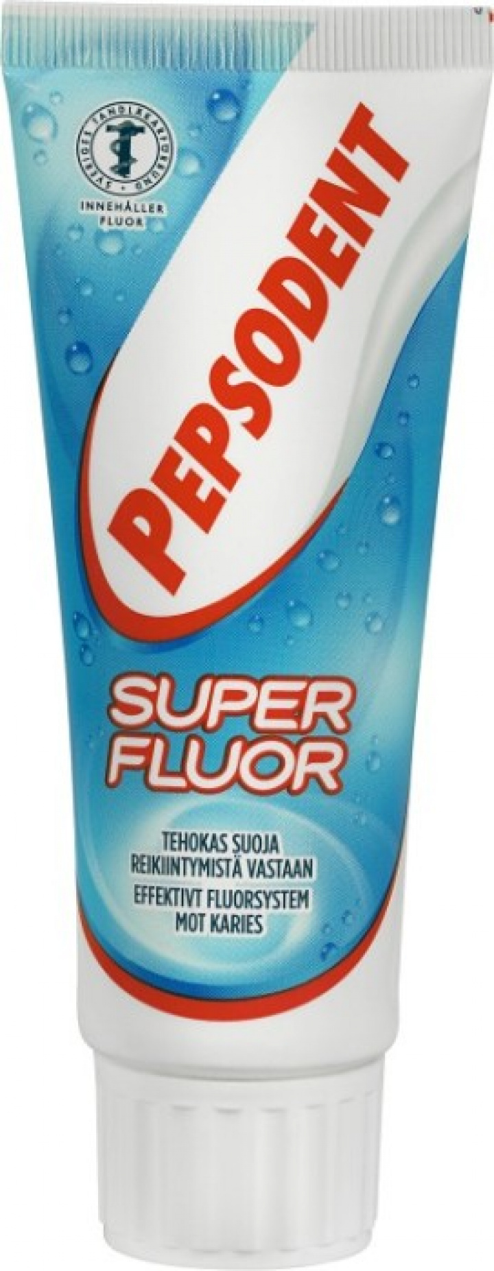 Pepsodent Super Fluor 75 ml i gruppen MUNVÅRD / Tandkräm hos Tandshopen.se ZupperWorld AB (204501)