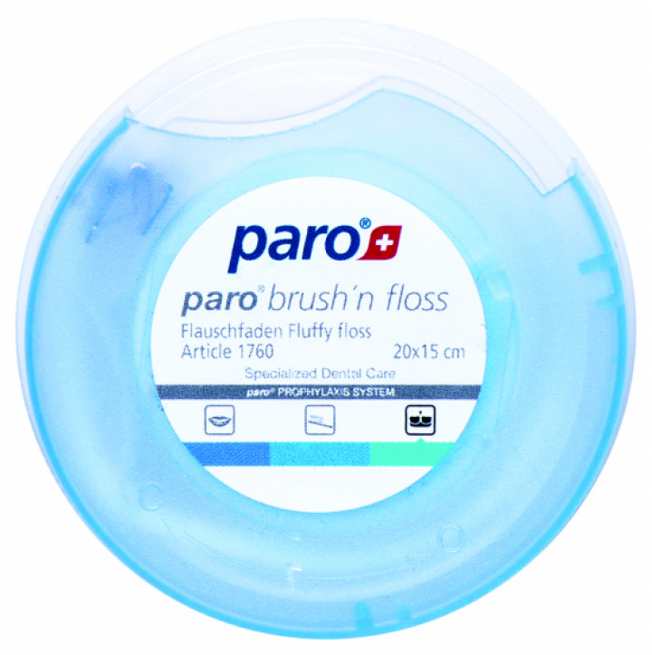 Paro Brush`n floss 20 st i gruppen MUNVÅRD / Tandtråd & Tandpetare / Tandtråd hos Tandshopen.se ZupperWorld AB (2110)
