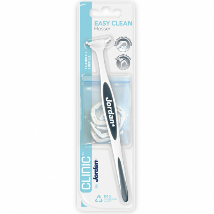 Jordan Easy Clean Flosser med 5 refill i gruppen MUNVÅRD / Tandtråd & Tandpetare hos Tandshopen.se ZupperWorld AB (21234)