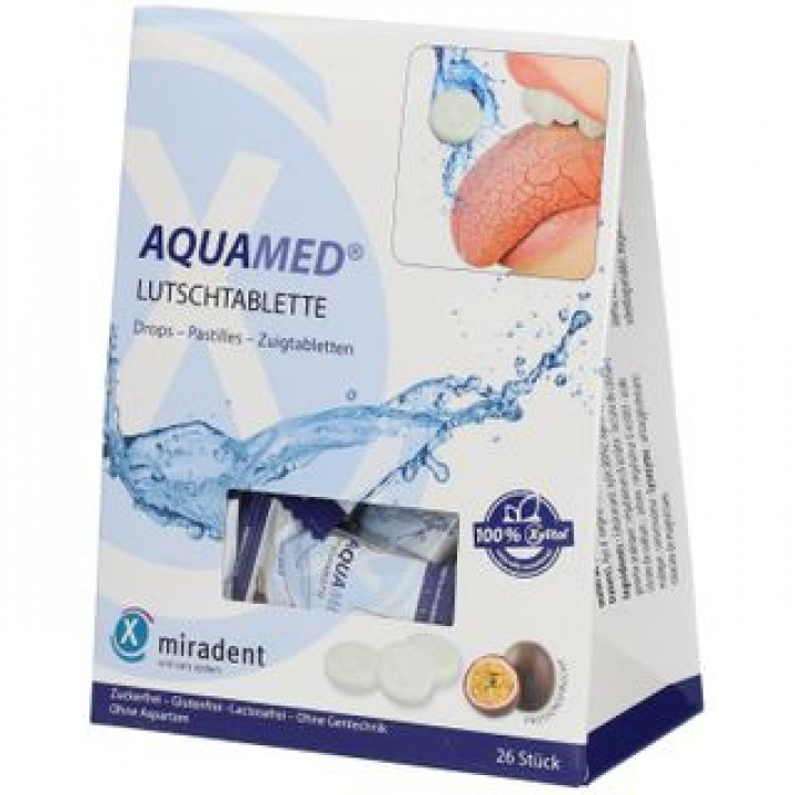 Miradent Aquamed sugtabletter i gruppen MUNVÅRD / Sugtabletter / Tablett för friskare tandkött hos Tandshopen.se ZupperWorld AB (22176789)