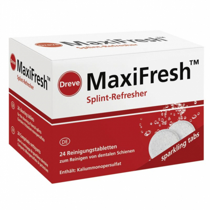 Maxifresh rengörings tabletter 24 st i gruppen MUNVÅRD / Protes & Tandställning hos Tandshopen.se ZupperWorld AB (2311114)