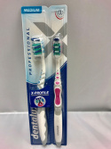 Dentalux Professional Tandborste Medium X-Profile 2 st