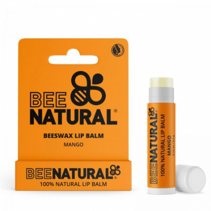 Bee Natural Mango Lip Balm i gruppen MUNVÅRD / Läppar / Ekologisk Läppvård hos Tandshopen.se ZupperWorld AB (231984)