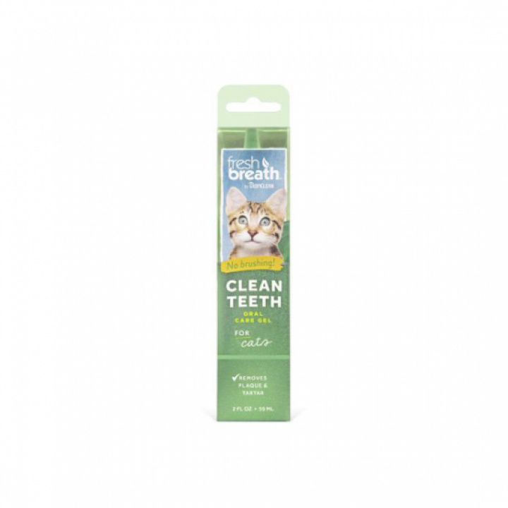 Tropiclean Clean Teeth Oral Care Gel Katt i gruppen MUNVÅRD DJUR / Munvård Katt hos Tandshopen.se ZupperWorld AB (232342341111)