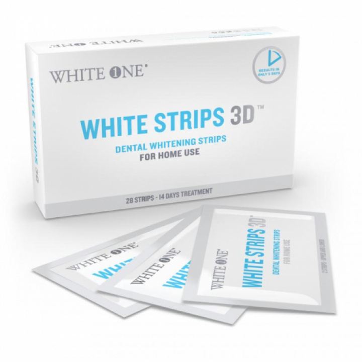 White One White Strips 3D i gruppen MUNVÅRD / Tandblekning hos Tandshopen.se ZupperWorld AB (23234534511)