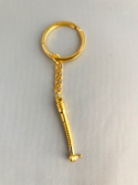 Nyckelring Tandborr Guldfärg 1 st