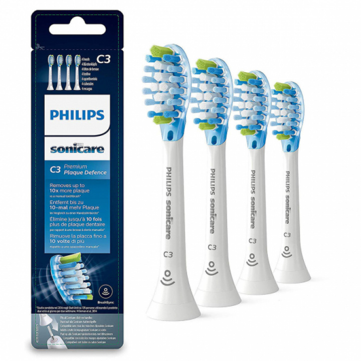 Philips Sonicare C3 Premium Plaque Defence 4st i gruppen MUNVÅRD / Borsthuvuden / Varumärken borsthuvud hos Tandshopen.se ZupperWorld AB (23423452345)