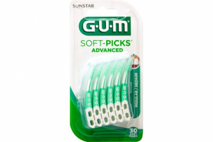 GUM Soft-Picks Advanced Medium 60 st i gruppen MUNVÅRD / Mellanrumsborstar / GUM mellanrumsborstar hos Tandshopen.se ZupperWorld AB (234323238)