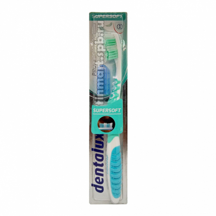 Dentalux Tandborste Supersoft 1 st i gruppen MUNVÅRD / Tandborstar / Extra Mjuk hos Tandshopen.se ZupperWorld AB (2344456)