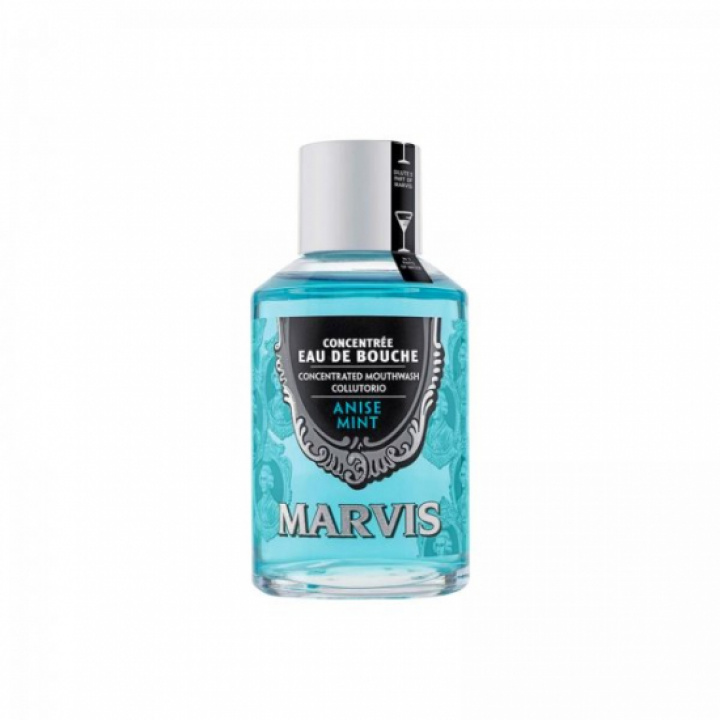 Marvis Munvatten Anise Mint 120 ml i gruppen MUNVÅRD / Munskölj hos Tandshopen.se ZupperWorld AB (234898989)