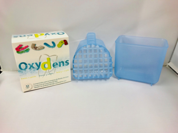 Oxydens Clean Set med 32 st tabletter i gruppen MUNVÅRD / Protes & Tandställning / Rengörning hos Tandshopen.se ZupperWorld AB (234)