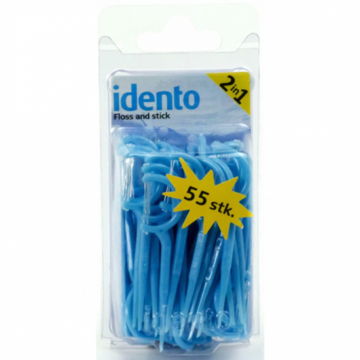 Idento Floss & Stick 2in1 i gruppen MUNVÅRD / Tandtråd & Tandpetare hos Tandshopen.se ZupperWorld AB (23789)