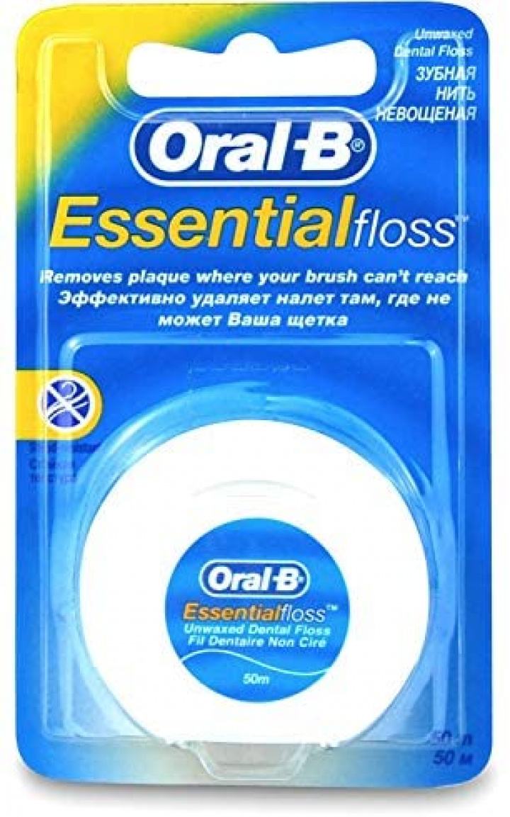 Oral-B Essential Floss Ovaxad 50m i gruppen MUNVÅRD / Tandtråd & Tandpetare / Tandtråd hos Tandshopen.se ZupperWorld AB (238712)