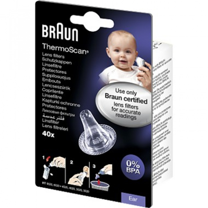 Braun Thermoscan Linsskydd LF 40 i gruppen BARNTANDVÅRD / Febertermometer hos Tandshopen.se ZupperWorld AB (252254)