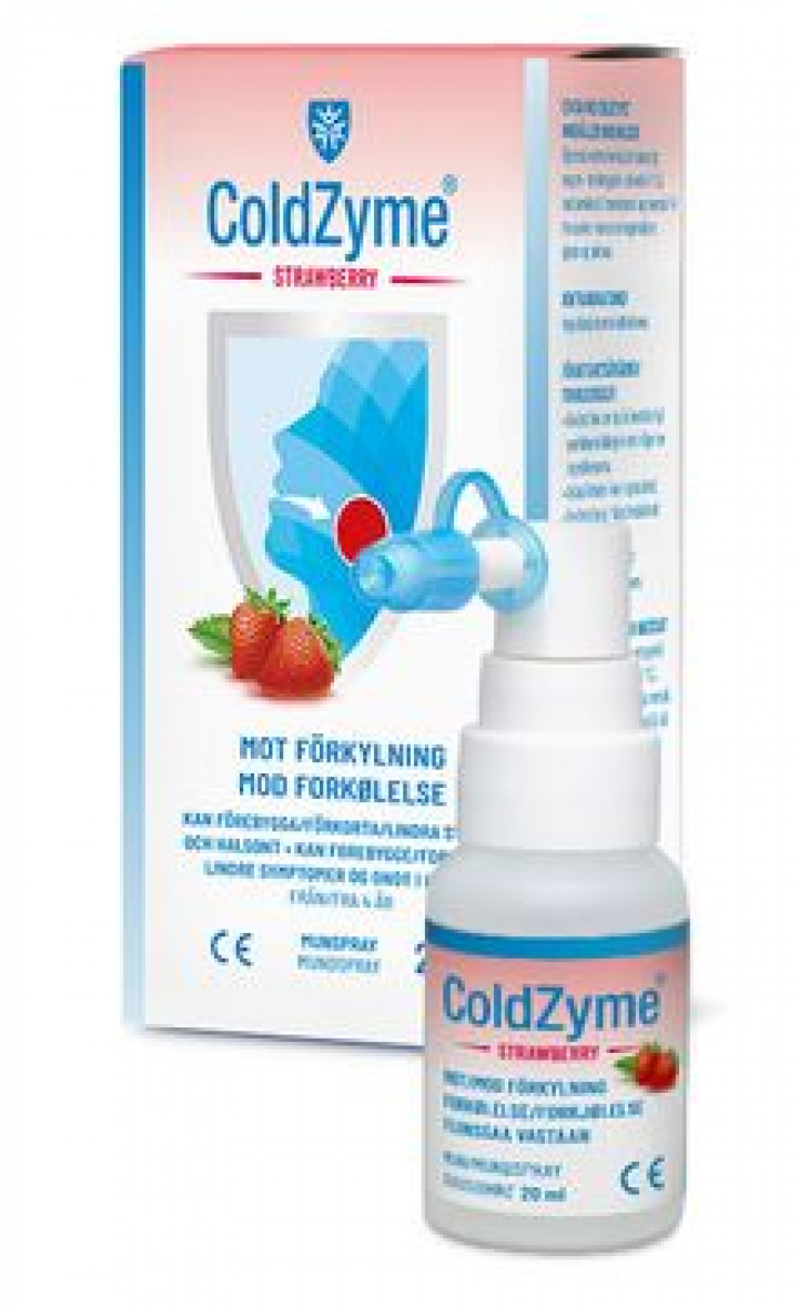 ColdZyme Strawberry munspray mot förkylning 20 ml i gruppen HJÄLPMEDEL hos Tandshopen.se ZupperWorld AB (317)