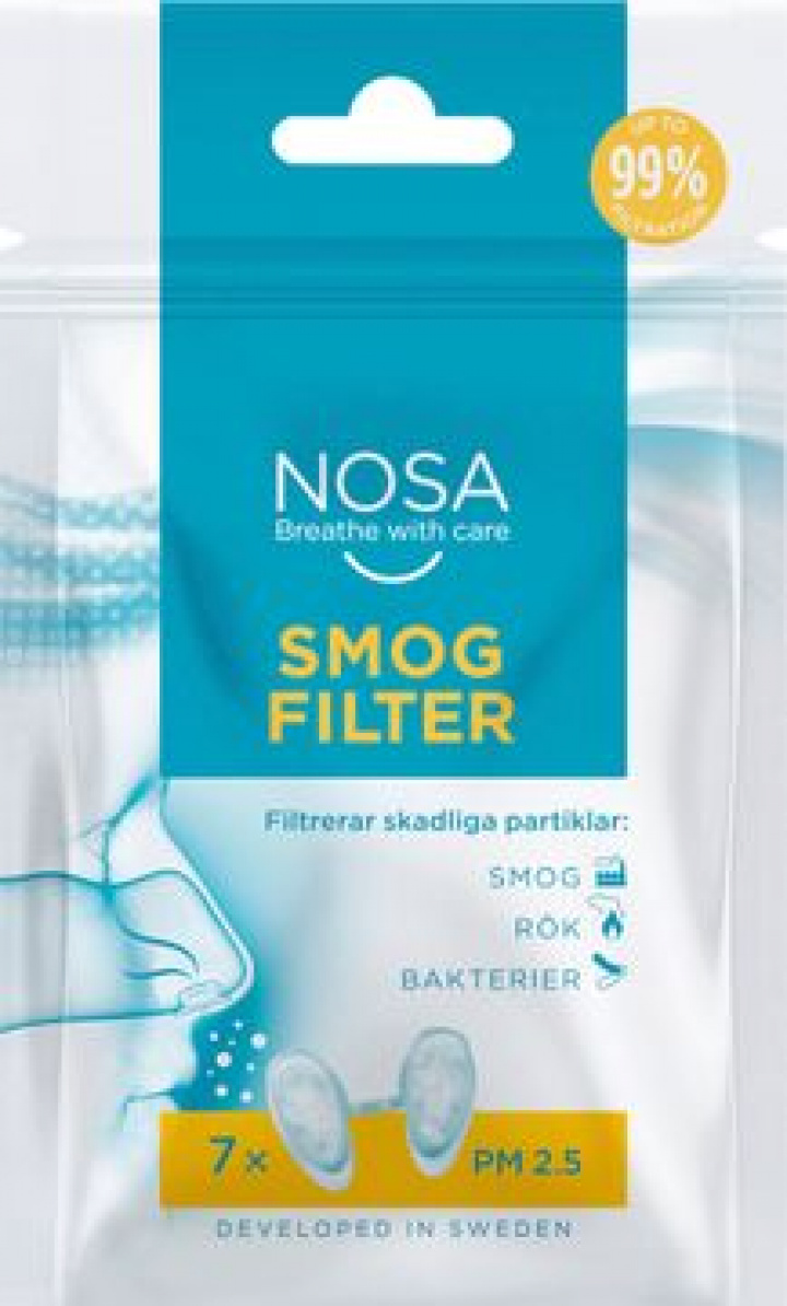 NOSA Smog Filter 7 st i gruppen HJÄLPMEDEL / Förkylning hos Tandshopen.se ZupperWorld AB (3221)