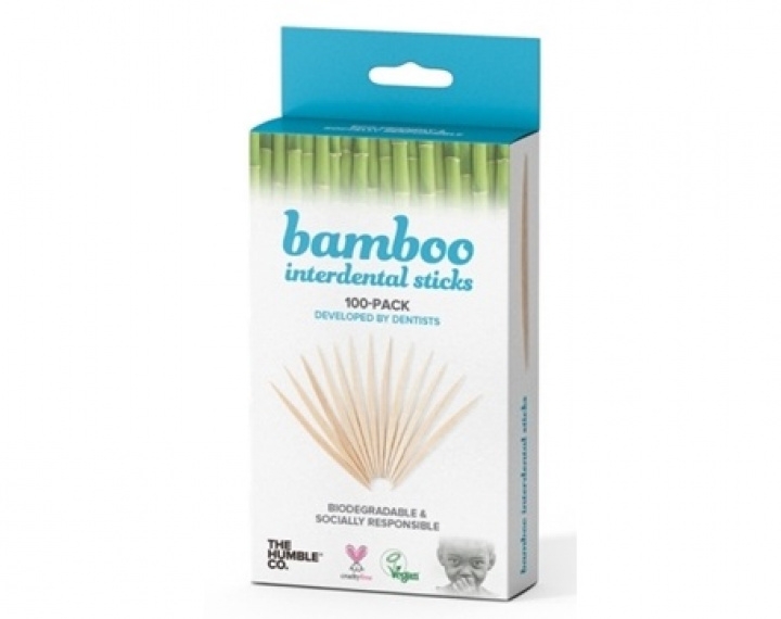 Humble Bamboo Tandsticka 100 st i gruppen MUNVÅRD / Tandtråd & Tandpetare / Tandsticka hos Tandshopen.se ZupperWorld AB (32672)
