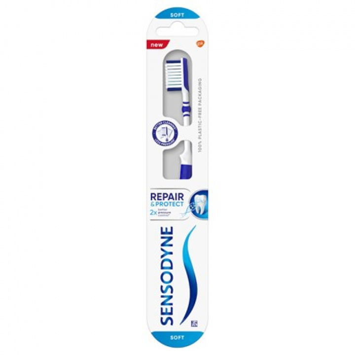 Sensodyne Repair & Protect Soft 1 st i gruppen MUNVÅRD / Tandborstar / Mjuk hos Tandshopen.se ZupperWorld AB (3322456)